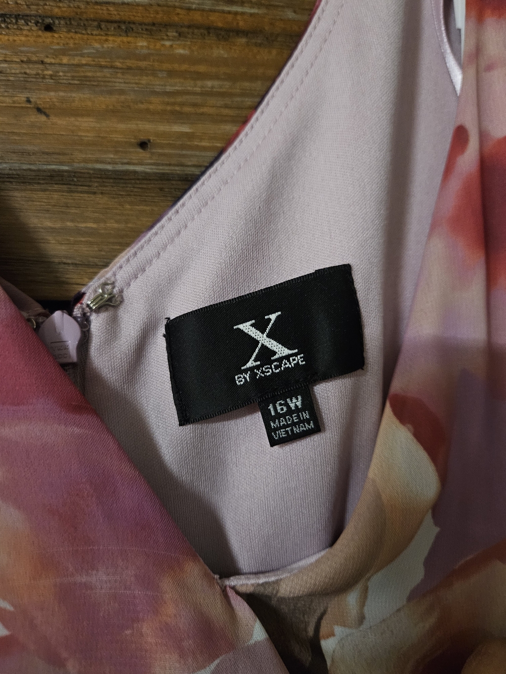 Xscape Floral Print Chiffon Midi Dress - Picture 4 of 7